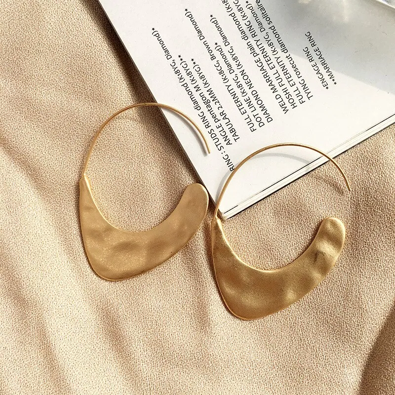 Elegant Gold-tone Drop Earrings